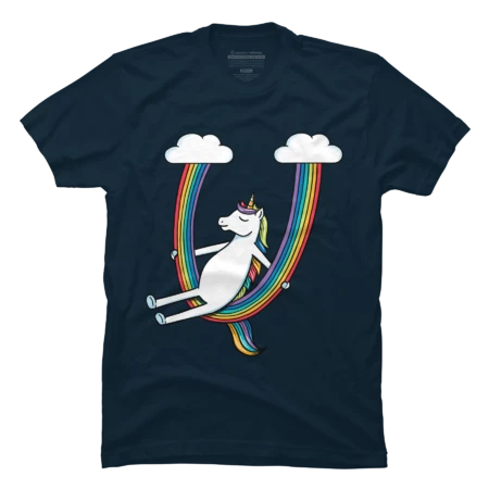 Unicorn and rainbow swing by Coffeeman