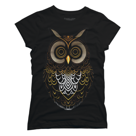 gold owl by Tursino