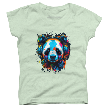 abstract panda bear by Creative24art