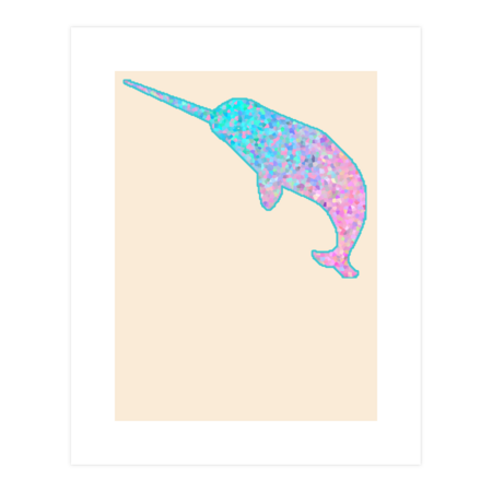 confetti narwhal by Pinkerbell