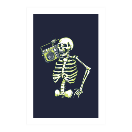 Skeleton Music Radio by Mangustudio