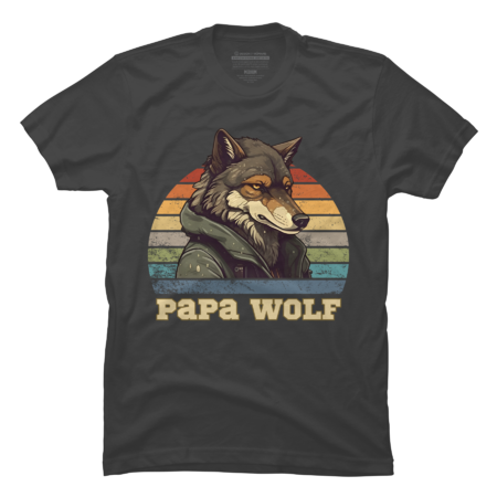 Cool Papa Wolf Awesome Wild Animal by Wortex