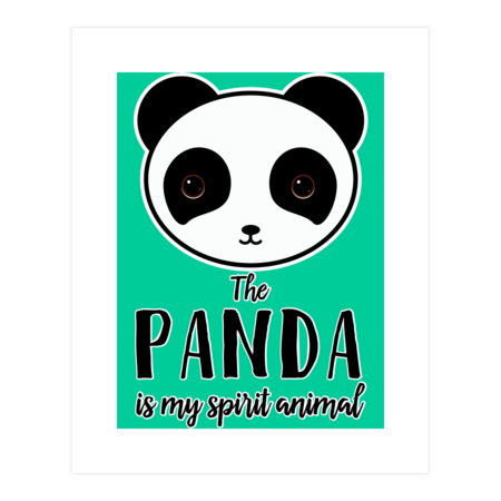 The Panda is my Spirit Animal by tanyadraws