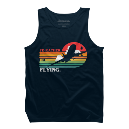I'D RATHER BE FLYING T-Shirt by Pochfed