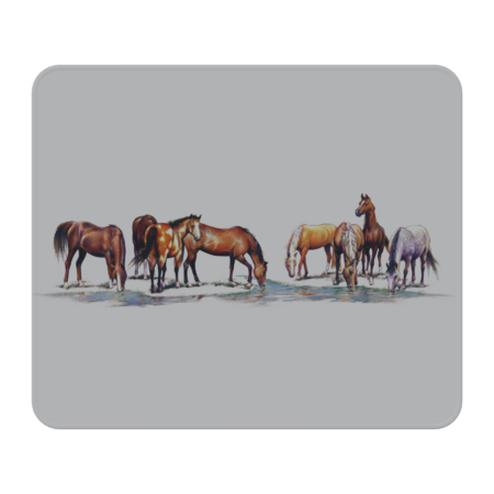 Horse Herd by Salmoneggs