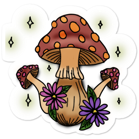 Mushroom trio by Rabbittooth