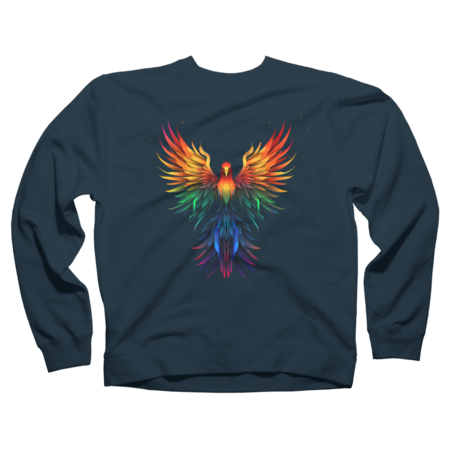 Rainbow Phoenix by Fourfreak