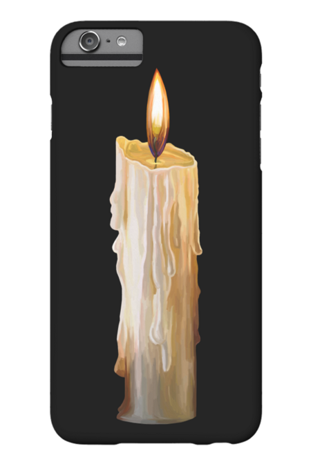 Solo Melting Wax Flickering Candle by ArtbyDeborahCamp