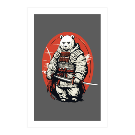Polar Bear Samurai by ShopSaint