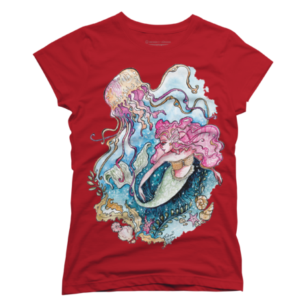 Mermaid and Jelly Fish Dance by GraphicA