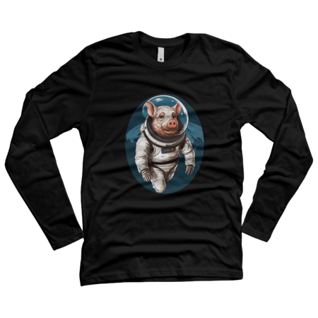 Pig astronaut in space suit by ShopSaint