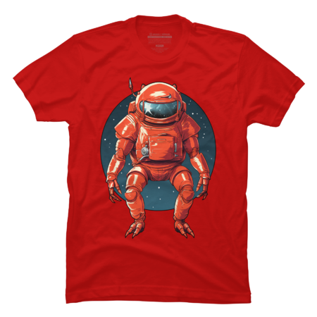 Crab astronaut in space suit by ShopSaint