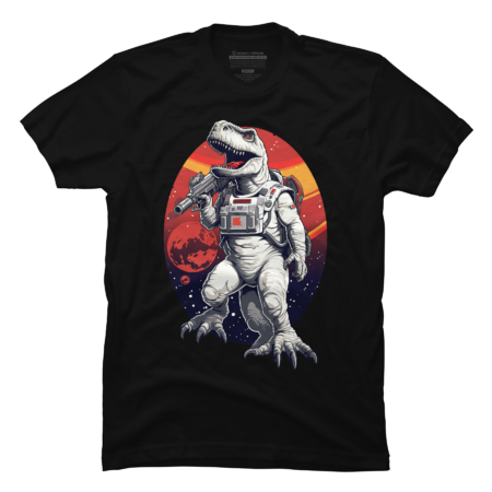 Dinosaur astronaut in space by ShopSaint