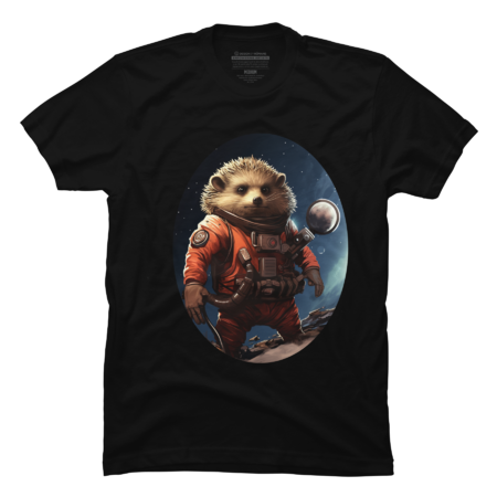 Hedgehog astronaut in space by ShopSaint