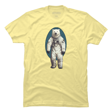 Polar bear astronaut in space by ShopSaint
