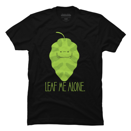 Leaf Me Alone Punny Fall Autumn Outdoor Introvert Design