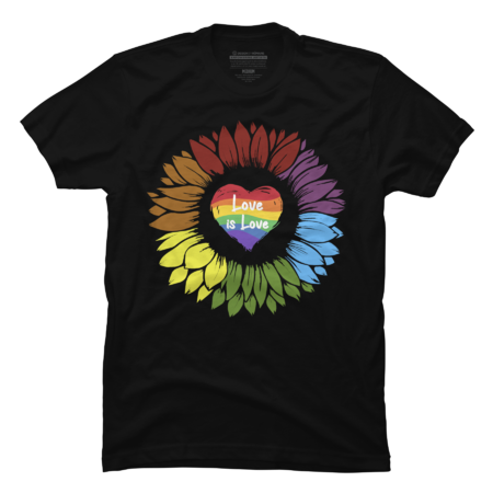 Love Is Love LGBTQ Shirt, Equality Shirt, Rainbow Heart Shirt,