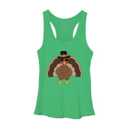 Cool Turkey w sunglasses Happy Thanksgiving funny cute holidays by PLdesign