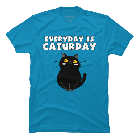 Everyday is Caturday - Black Cat Lover by edwardecho