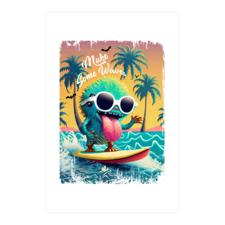 Summer and Halloween Vibes | cute and Spooky Monster summer by IncSter