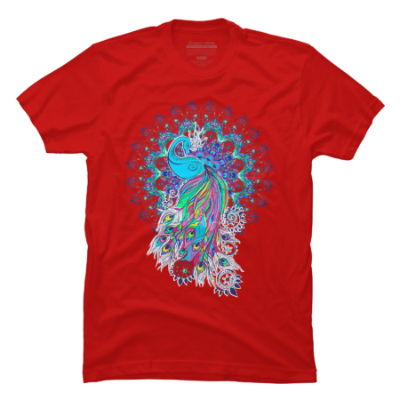 Melek Taus The Peacock Angel T-Shirt by Pepoa