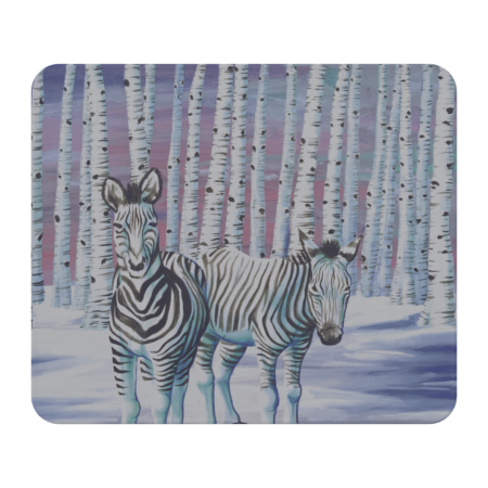 Zebras in the Snow by GnarlyBones