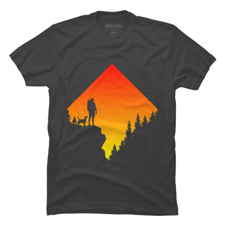 Hiking with Man’s best friend sunset dog adventure by Tzusstore84