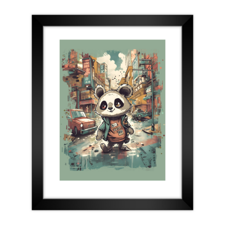 Curious Urban Panda by webik