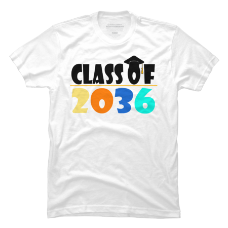 Class Of 2036 grow together School Graduation