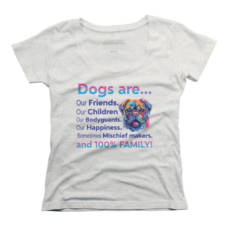 Dogs Are Our Friends Funny Pug Lover gifts