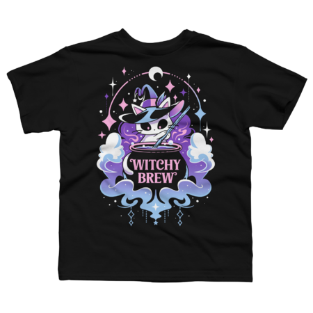 Witchy Cat Potion - Kawaii Magic by Snouleaf