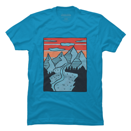 Majestic Mountains Shirt - Nature Lover's Design by bukko