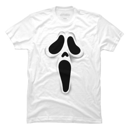scary movie ghost mask face by Chirco