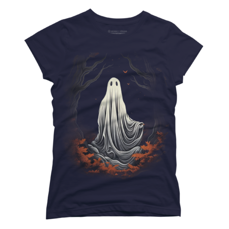 Spooky Ghost in the Woods by artado
