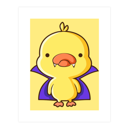 yallow vampire duck by amelias
