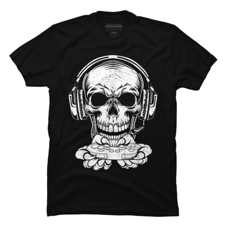 Halloween Skeleton Gaming Spooky Clothing Video Game by paperfinch