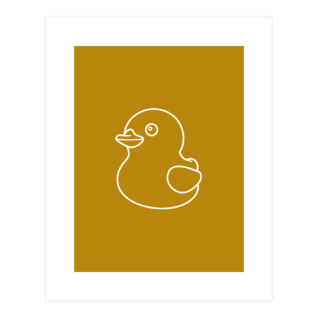 Minimal Rubber Duck by vectalex