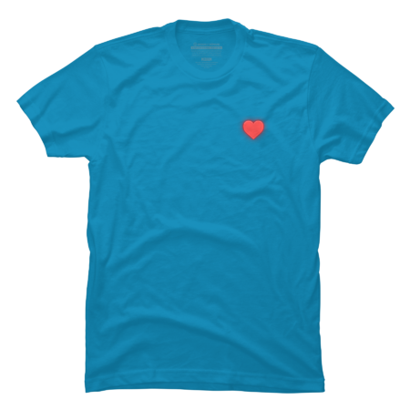 heart neon t-shirt by inaramag