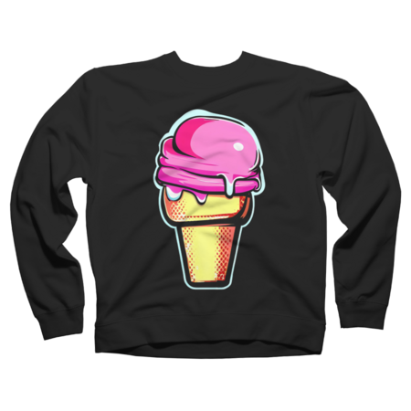 Pink ice cream by xaxicoshop