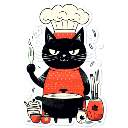 Whiskered Culinary Maestro by Manindamoon
