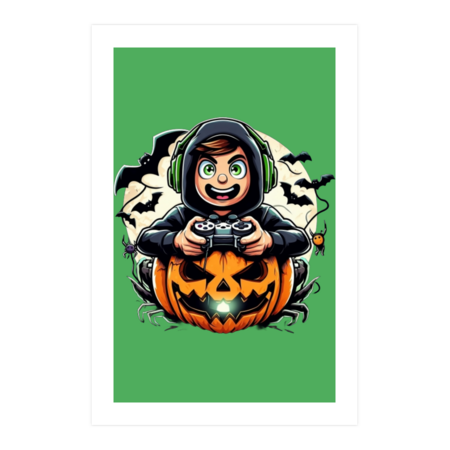 Spooky Gamer Halloween by ForgottenRelics