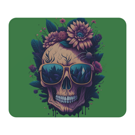 Floral Skull | C01 by carbonstudio