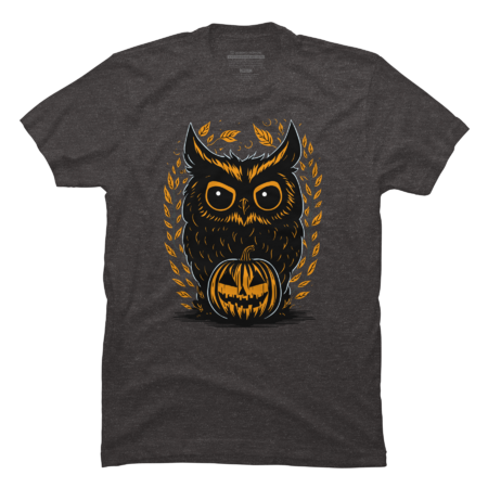 Spooky Halloween Owl by TMBTM
