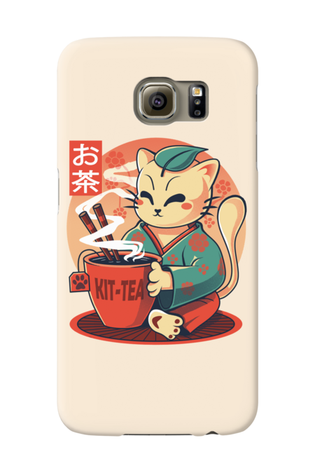 Kit-tea - Cute japanese kitty by eriondesigns