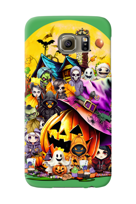 The Littlest Monsters Halloween Party by JaniceO
