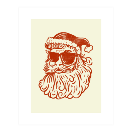 Hipster Santa Clause by dillasinovac