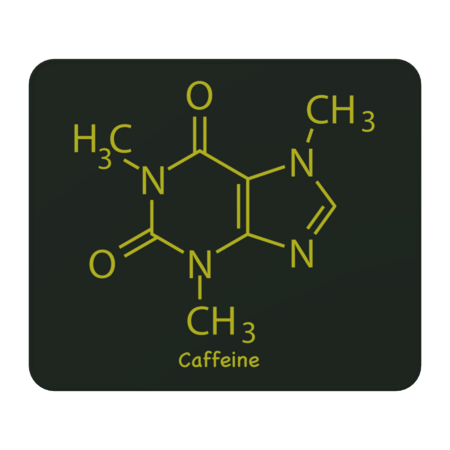 Caffeine Molecule Coffee for Latte, Espresso Lovers