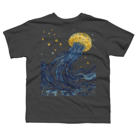 Jellyfish Starry Night Animal Lover s Graphic by ellenhenryart