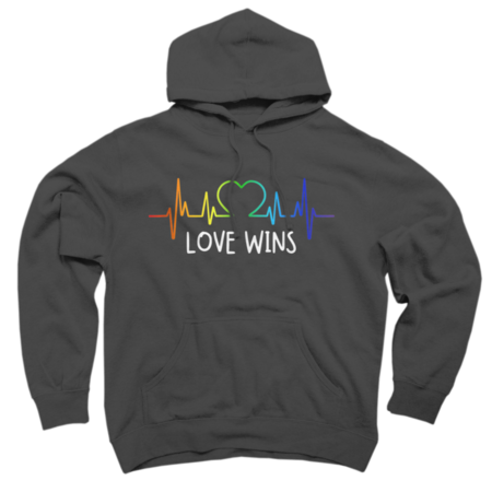 Love Wins Heartbeat LGBTQ Pride by agilie