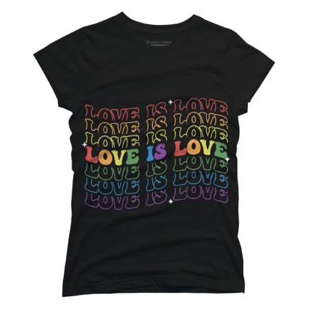 Love Is Love Rainbow LGBT Pride by youlianna